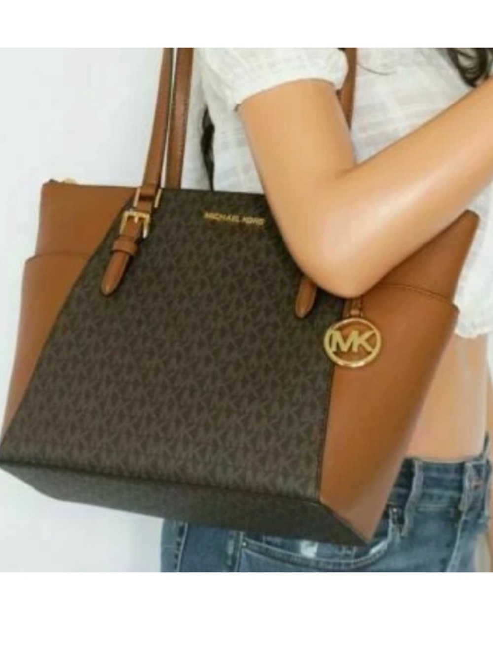 Brand New Michael Kors Large Charlotte Ciara Tote Bag.